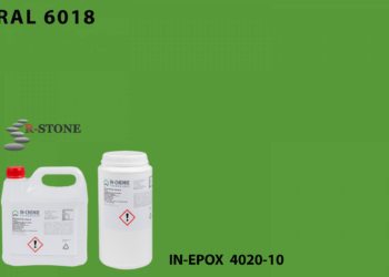 IN-EPOX 4020-10  samogruntujący żywica garażowa. RAL 6018 – 10 kg