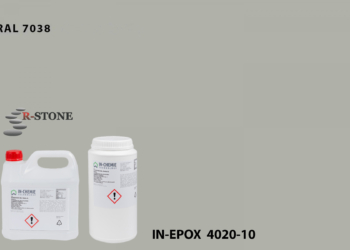 IN-EPOX 4020-10  samogruntujący żywica garażowa. RAL 7038 – 10 kg